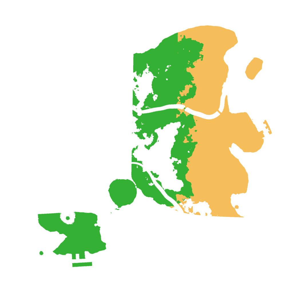 Biome Rust Map: Procedural Map, Size: 3000, Seed: 16503