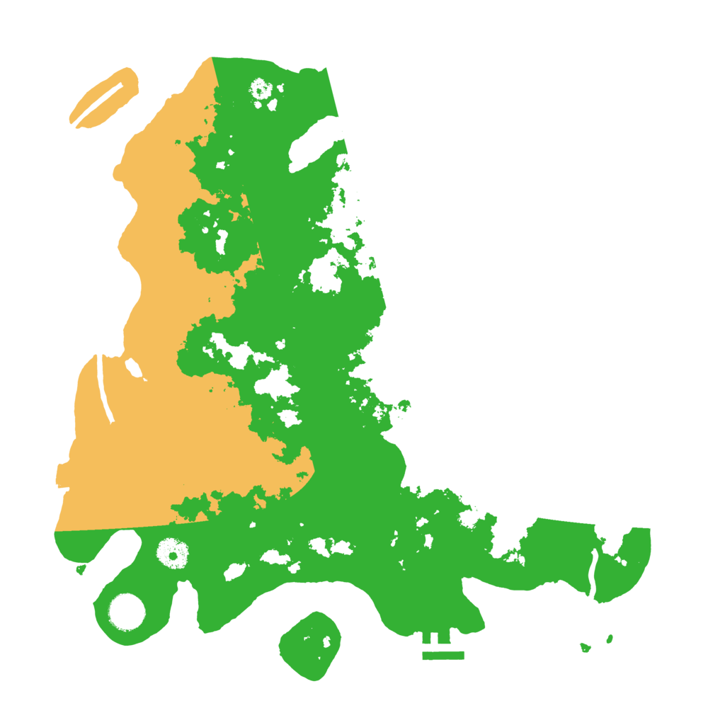 Biome Rust Map: Procedural Map, Size: 3500, Seed: 472516244