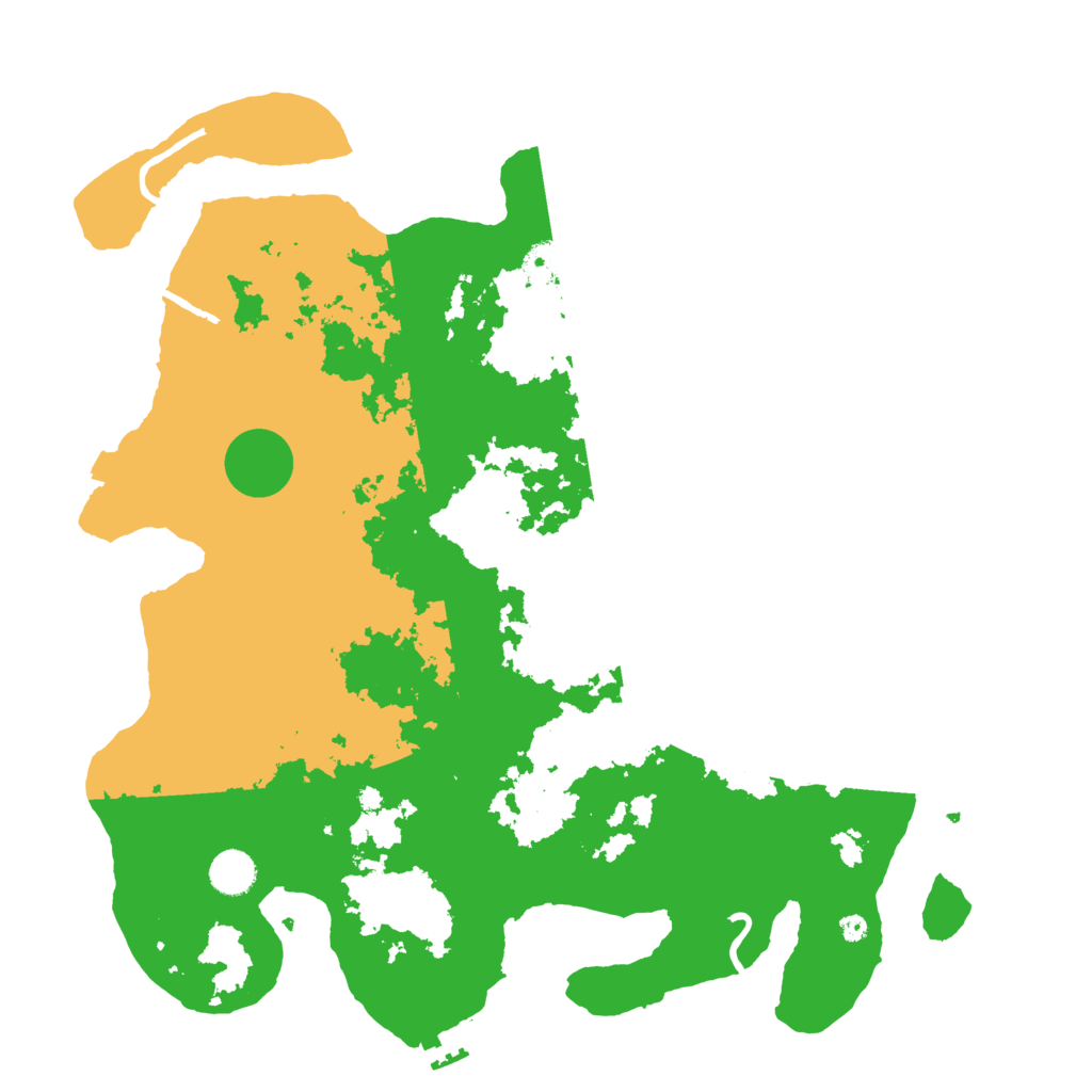 Biome Rust Map: Procedural Map, Size: 4200, Seed: 32864684