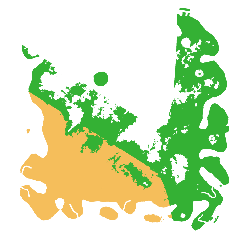 Biome Rust Map: Procedural Map, Size: 4500, Seed: 1942230014