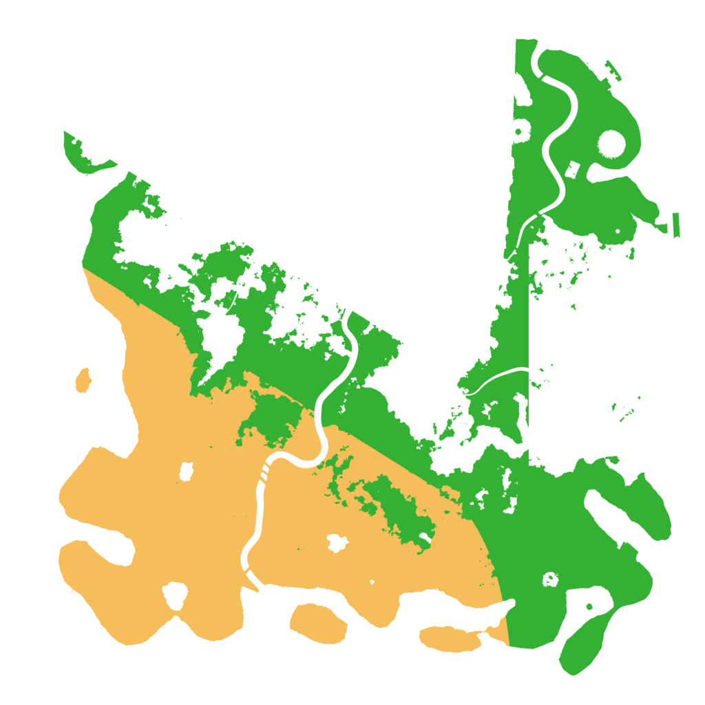 Biome Rust Map: Procedural Map, Size: 4500, Seed: 1942230014