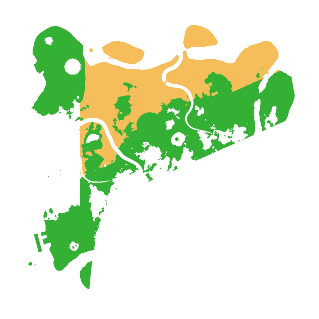 Biome Rust Map: Procedural Map, Size: 3500, Seed: 1528357863