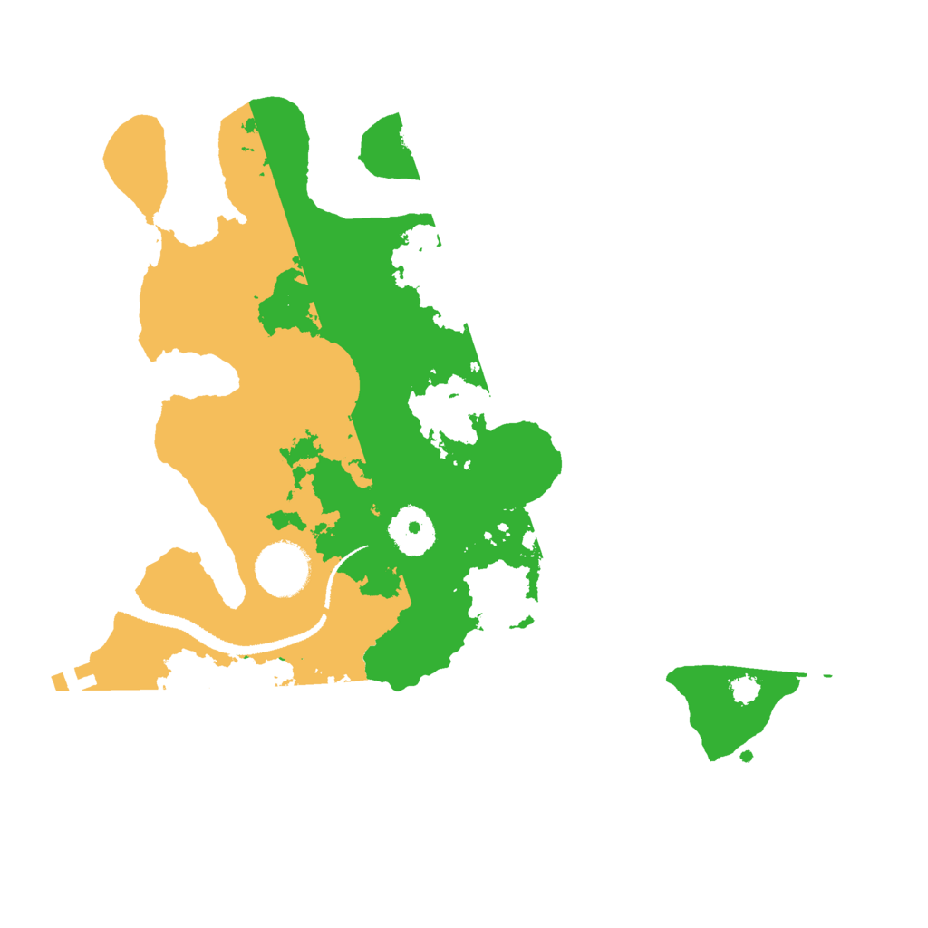 Biome Rust Map: Procedural Map, Size: 3000, Seed: 690044531