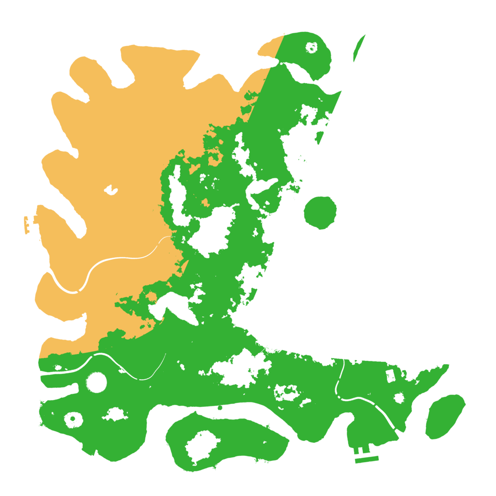 Biome Rust Map: Procedural Map, Size: 4250, Seed: 3579