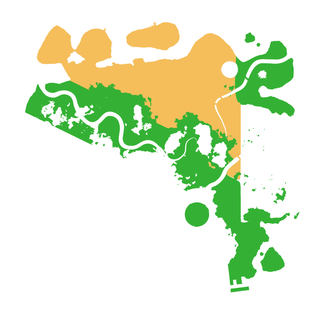 Biome Rust Map: Procedural Map, Size: 3500, Seed: 1643378446