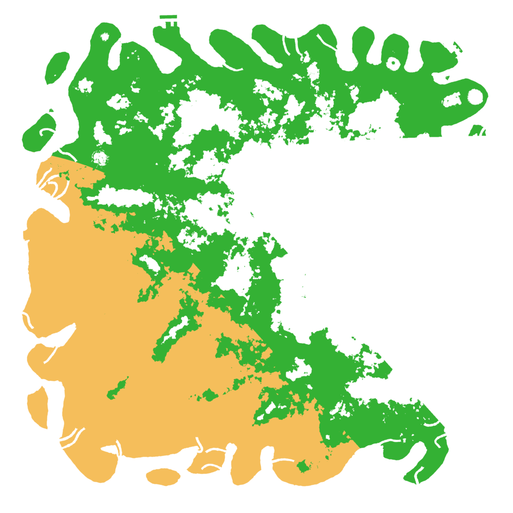 Biome Rust Map: Procedural Map, Size: 6000, Seed: 3745687