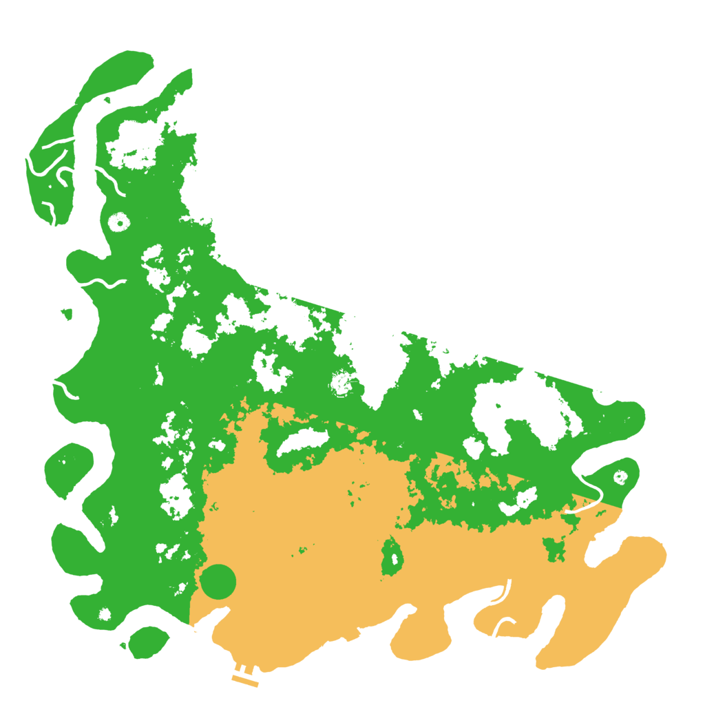 Biome Rust Map: Procedural Map, Size: 5257, Seed: 13825