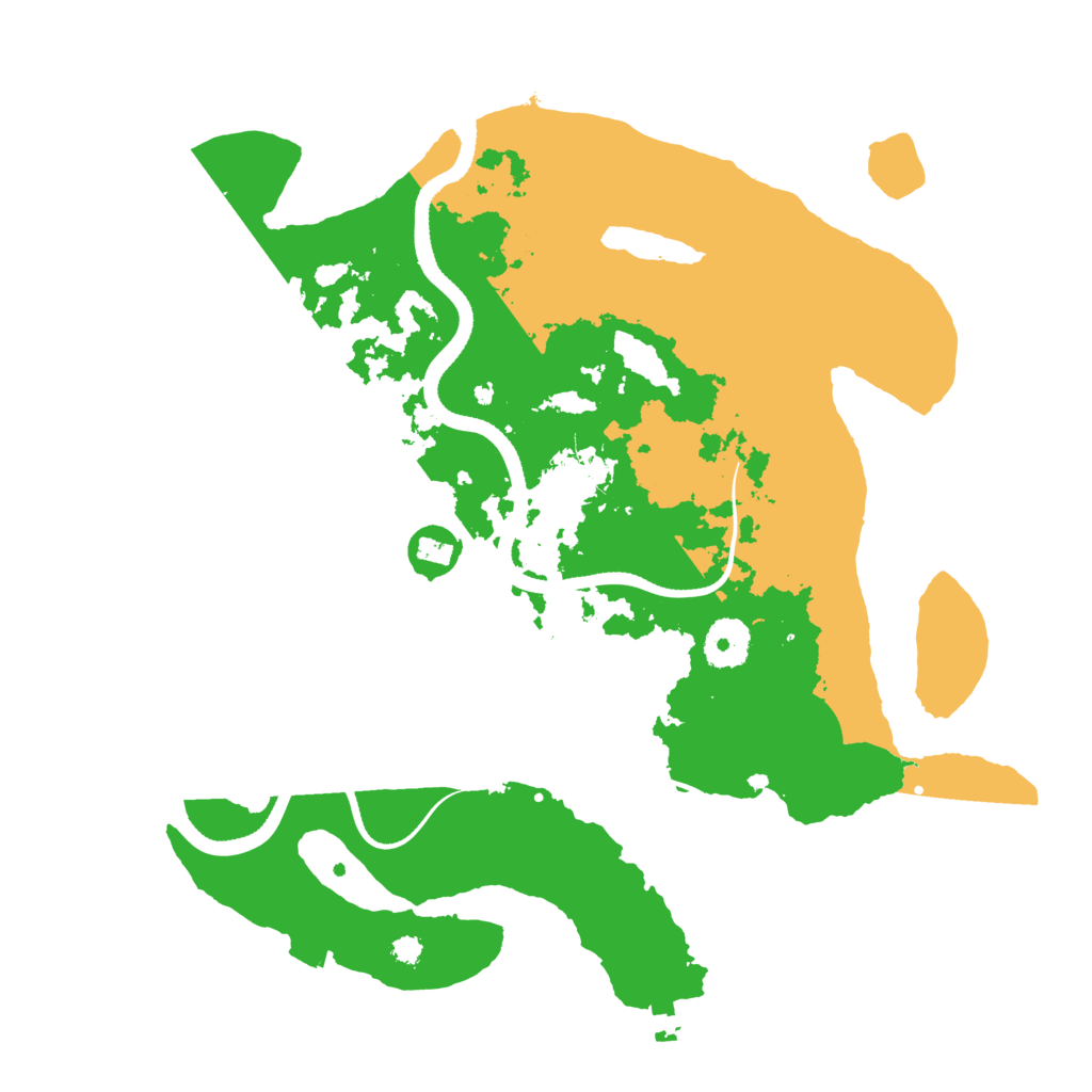 Biome Rust Map: Procedural Map, Size: 3400, Seed: 552950628