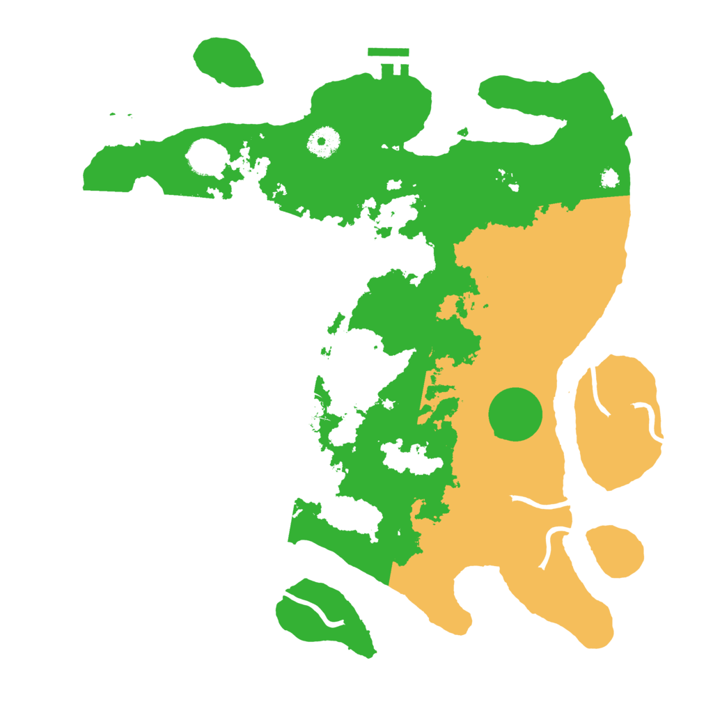 Biome Rust Map: Procedural Map, Size: 3500, Seed: 1300943081