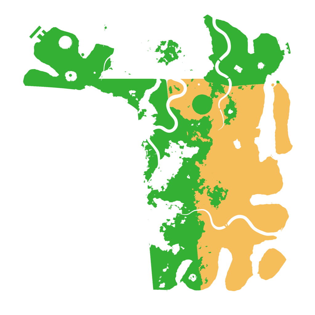Biome Rust Map: Procedural Map, Size: 4250, Seed: 23485
