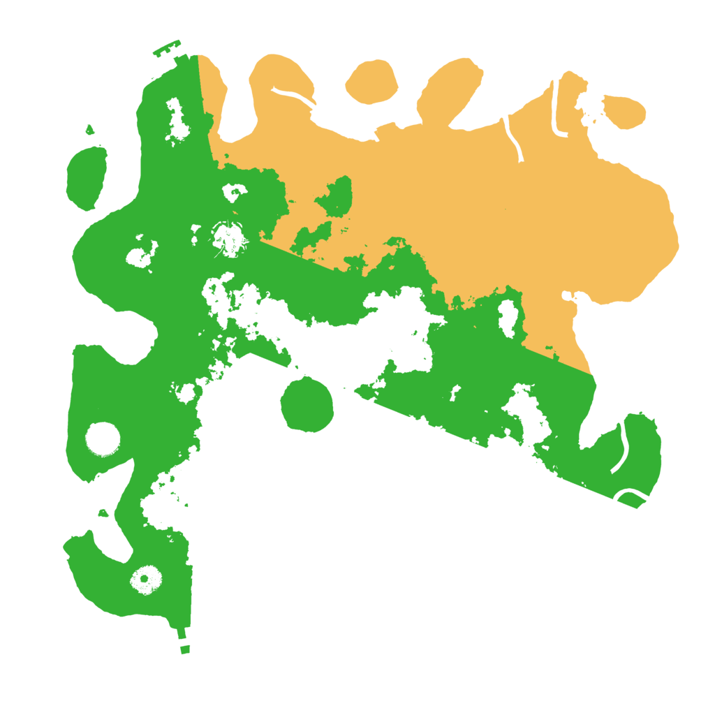 Biome Rust Map: Procedural Map, Size: 3700, Seed: 887390249