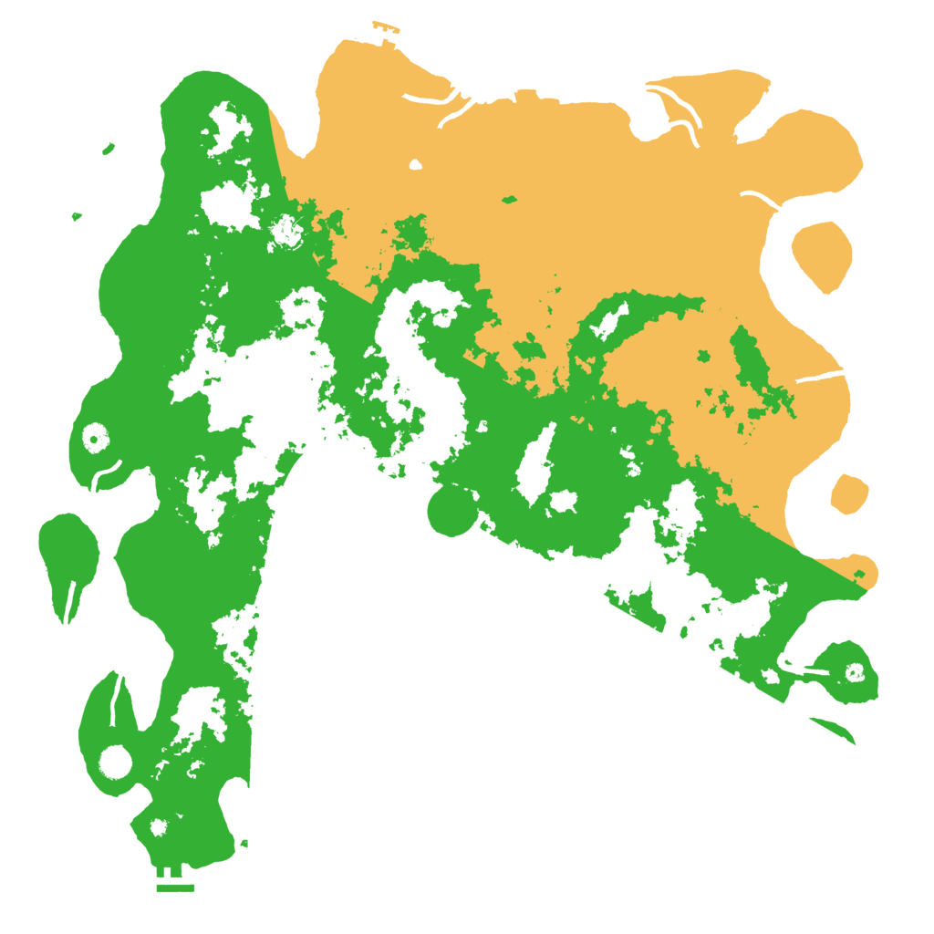 Biome Rust Map: Procedural Map, Size: 5000, Seed: 53283