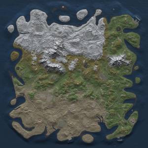 Thumbnail Rust Map: Procedural Map, Size: 5000, Seed: 28112001, 19 Monuments