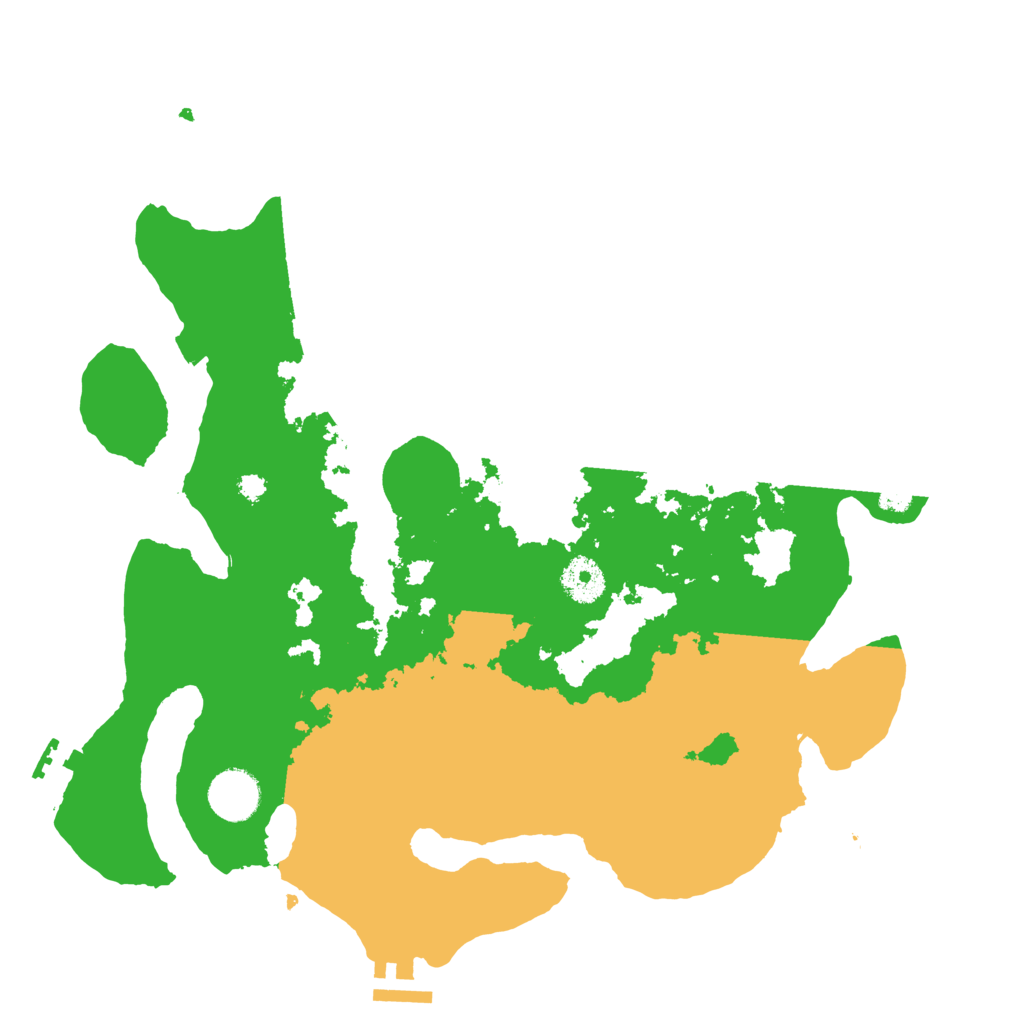 Biome Rust Map: Procedural Map, Size: 3500, Seed: 1081466206