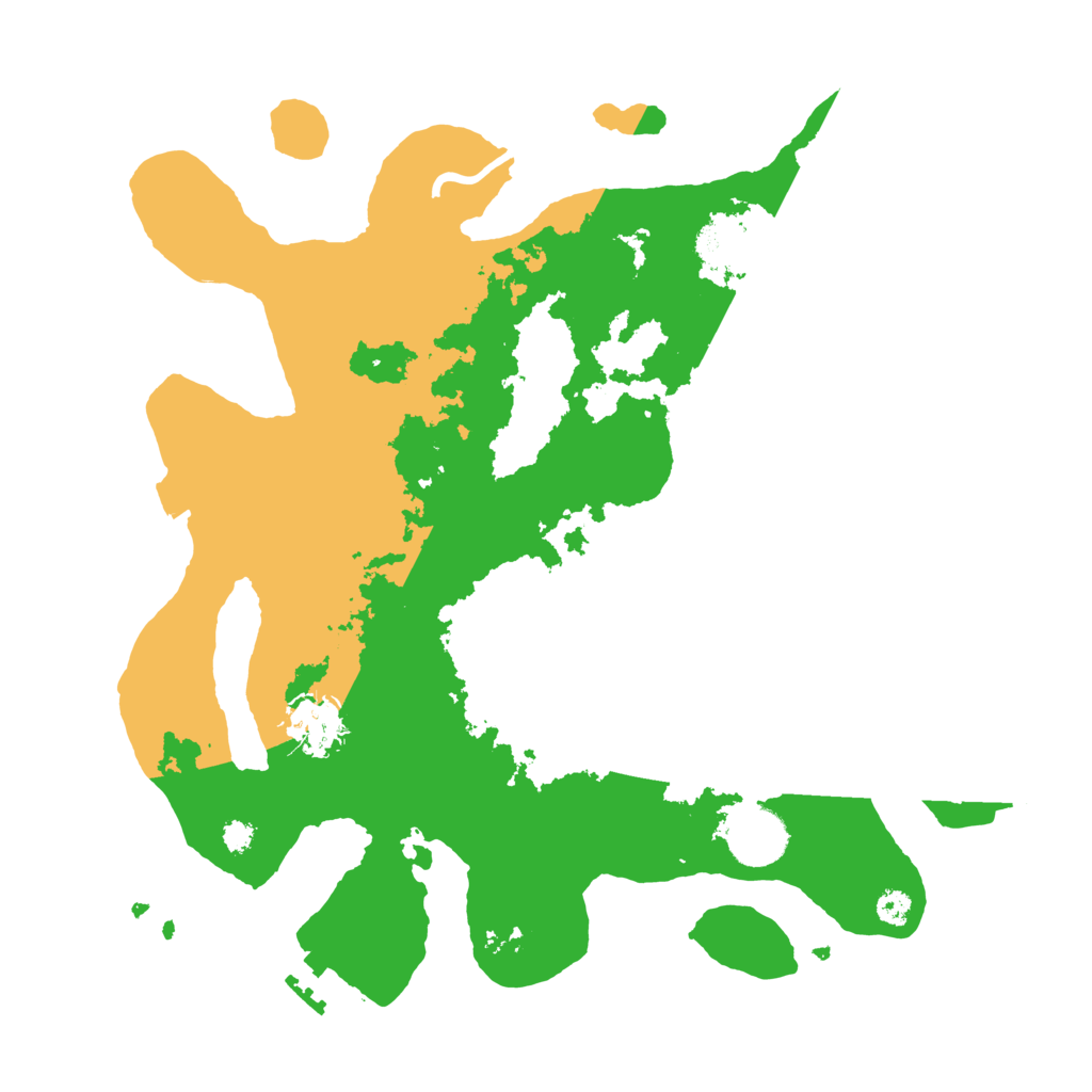 Biome Rust Map: Procedural Map, Size: 3250, Seed: 518791