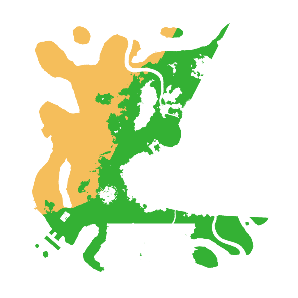 Biome Rust Map: Procedural Map, Size: 3250, Seed: 518791