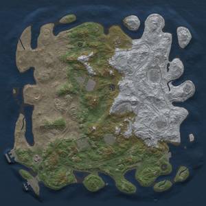 Thumbnail Rust Map: Procedural Map, Size: 4500, Seed: 981236742, 19 Monuments