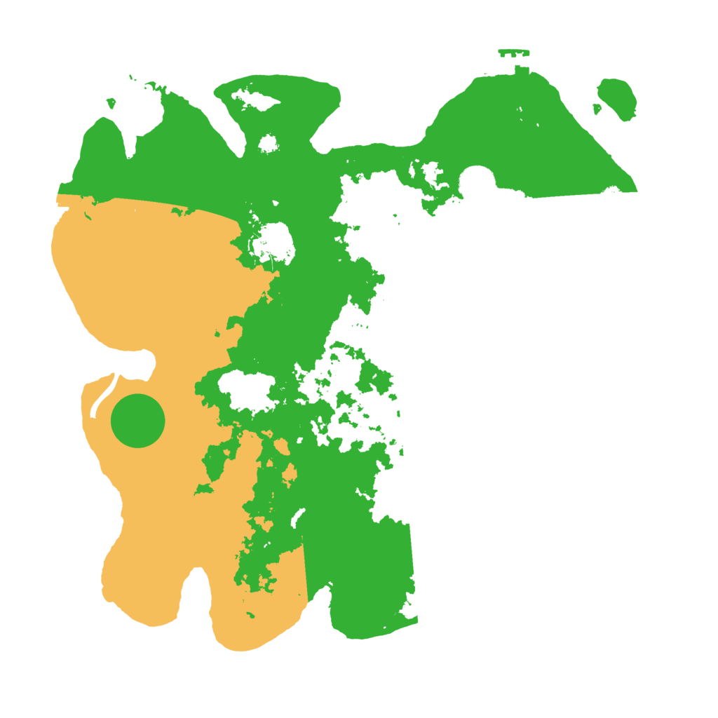 Biome Rust Map: Procedural Map, Size: 3500, Seed: 1230483879