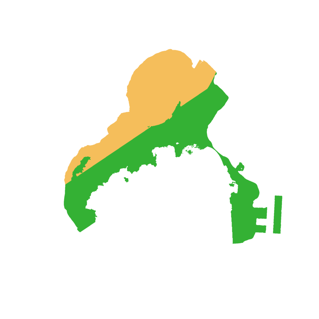 Biome Rust Map: Procedural Map, Size: 1700, Seed: 489621