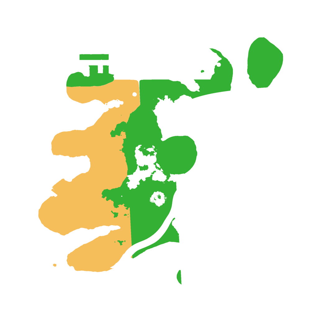 Biome Rust Map: Procedural Map, Size: 2200, Seed: 489477