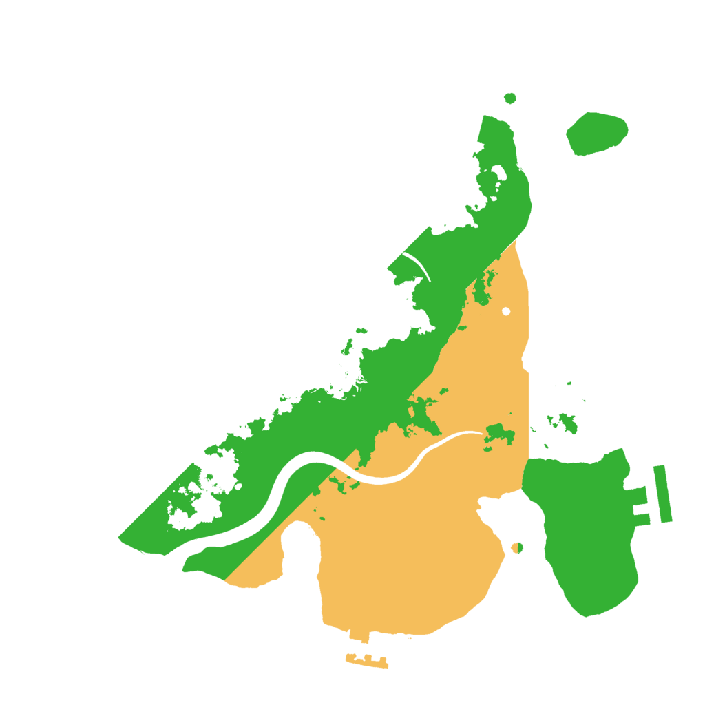 Biome Rust Map: Procedural Map, Size: 2500, Seed: 963025