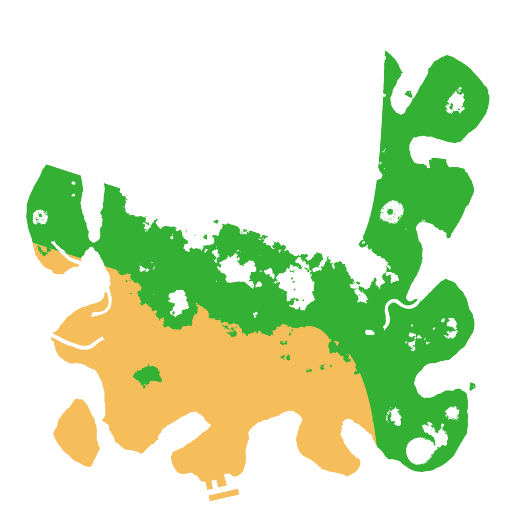 Biome Rust Map: Procedural Map, Size: 3500, Seed: 86332