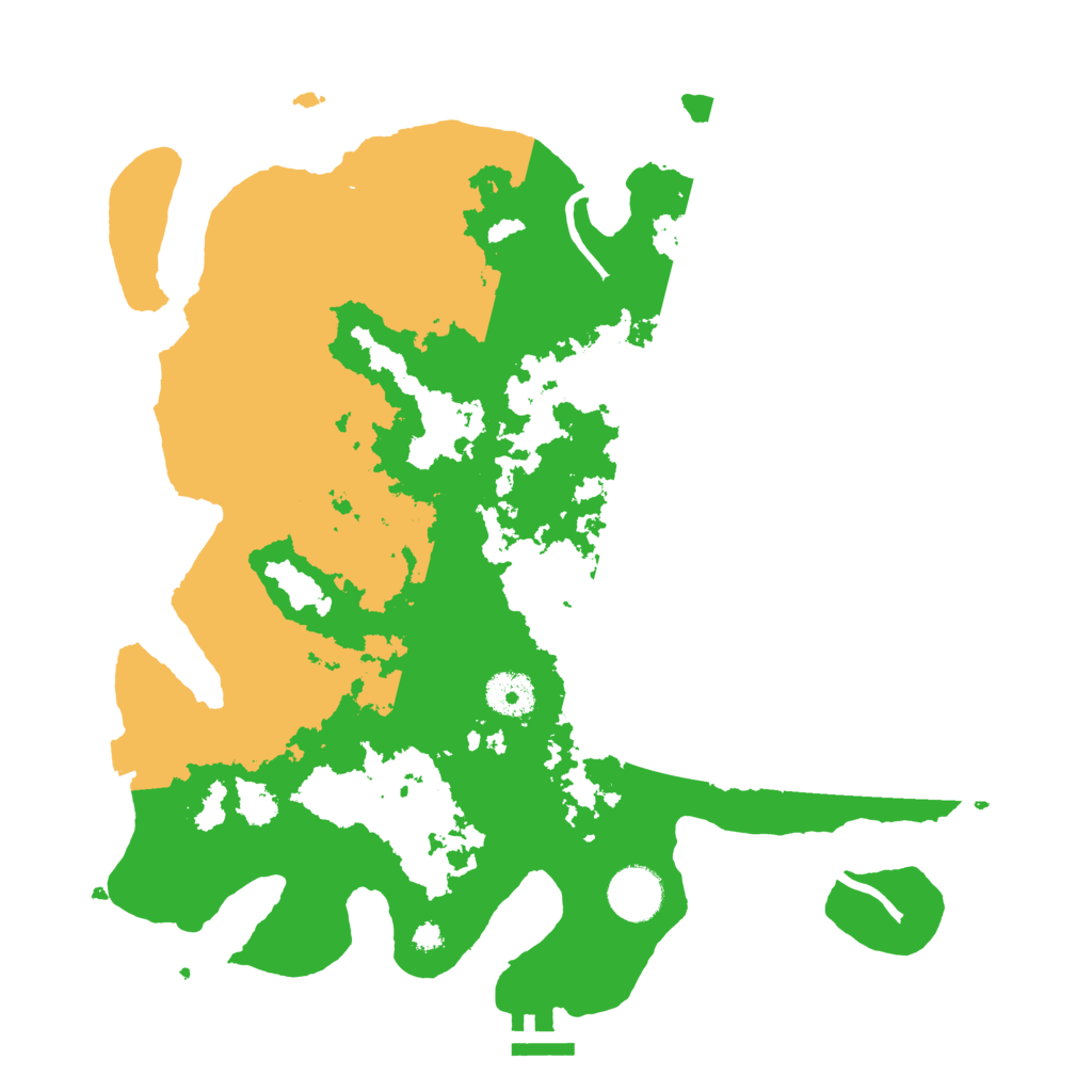 Biome Rust Map: Procedural Map, Size: 3500, Seed: 1328851735