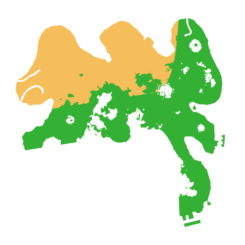 Biome Rust Map: Procedural Map, Size: 3000, Seed: 29451