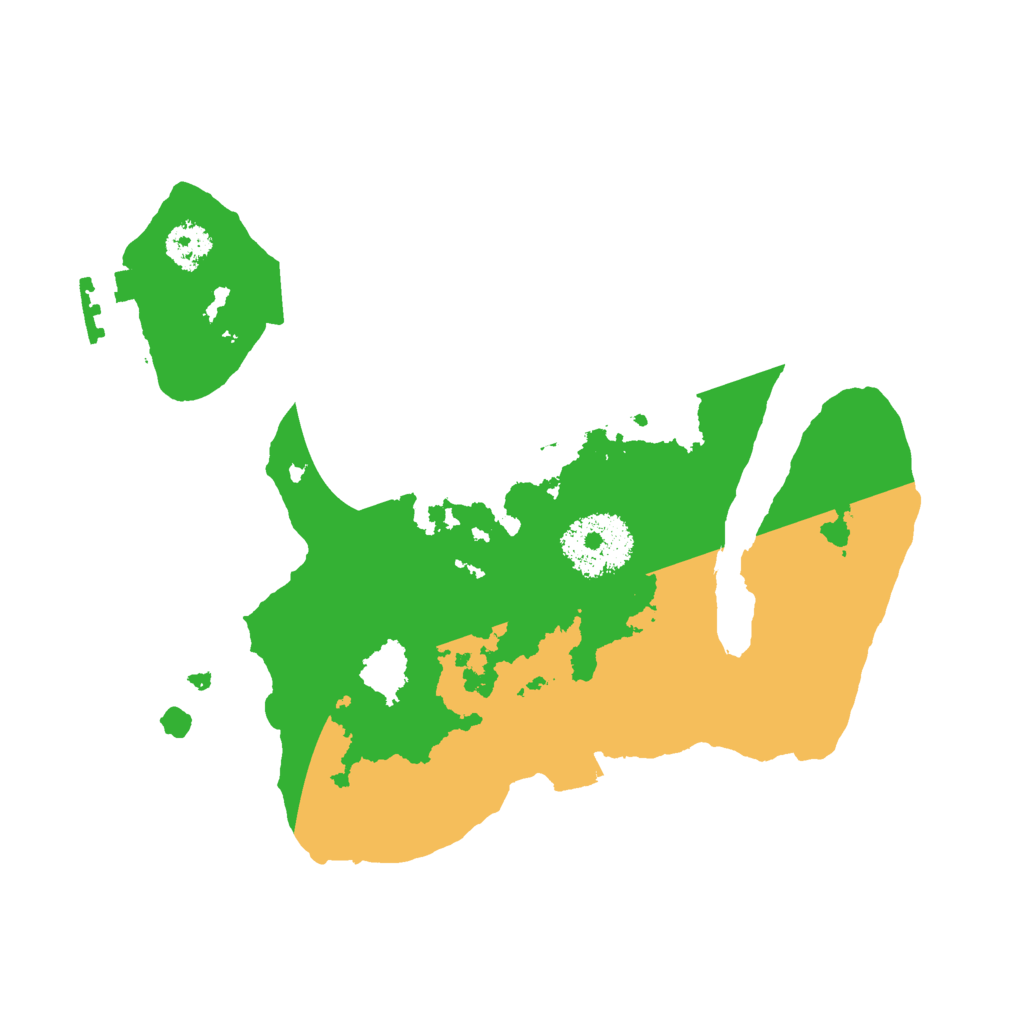 Biome Rust Map: Procedural Map, Size: 2350, Seed: 1088938267
