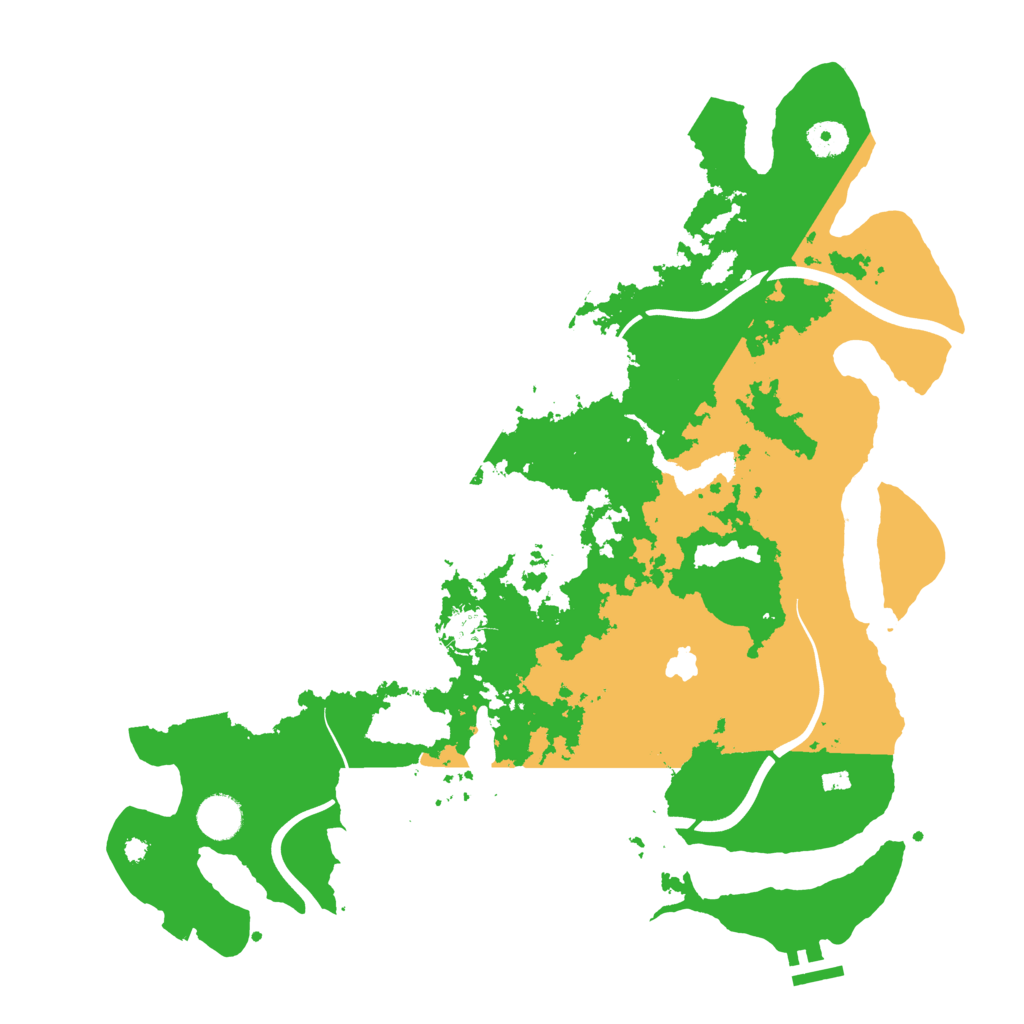 Biome Rust Map: Procedural Map, Size: 4000, Seed: 1542998365