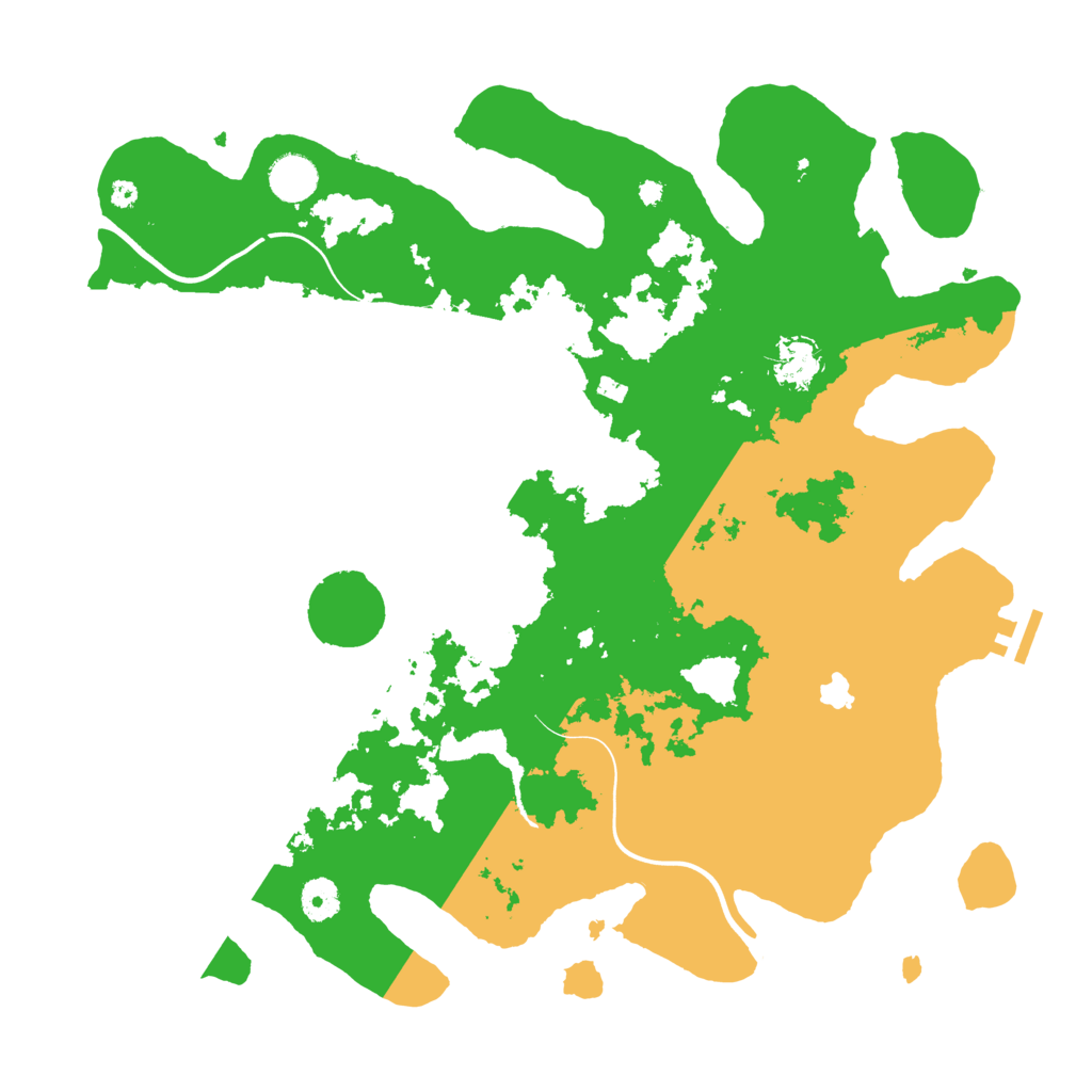 Biome Rust Map: Procedural Map, Size: 4000, Seed: 1325387563