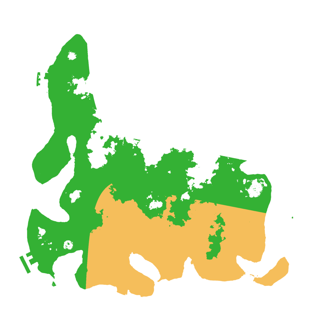 Biome Rust Map: Procedural Map, Size: 3500, Seed: 644568550