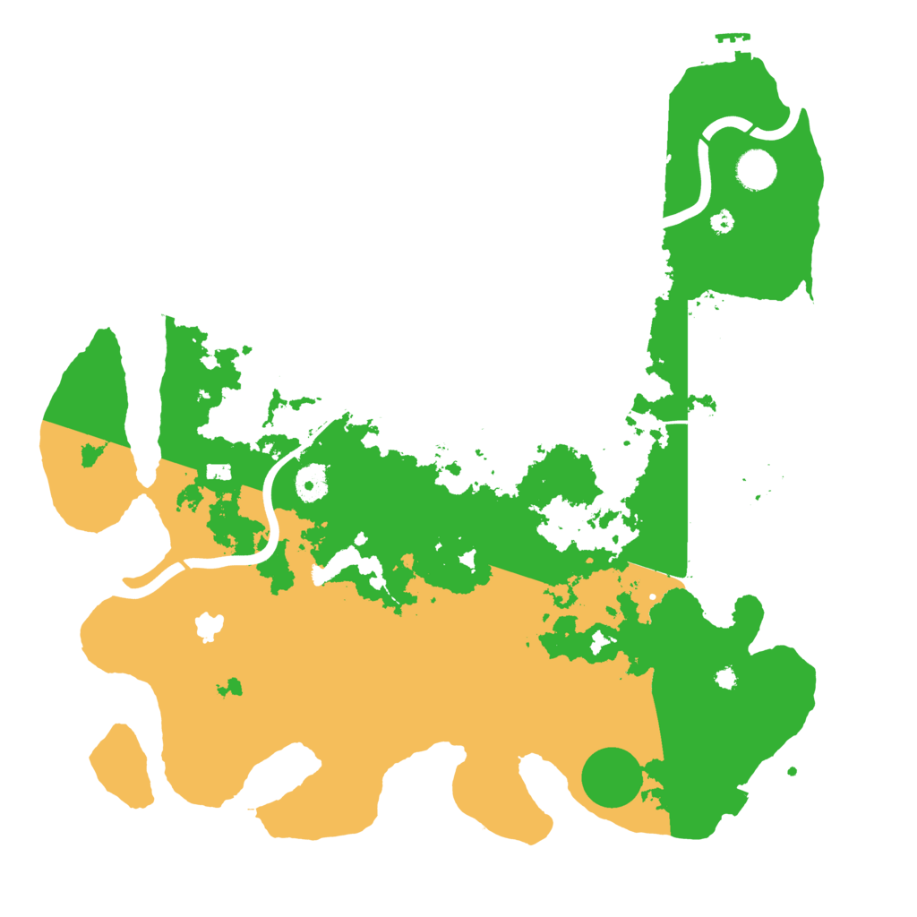 Biome Rust Map: Procedural Map, Size: 4000, Seed: 86332