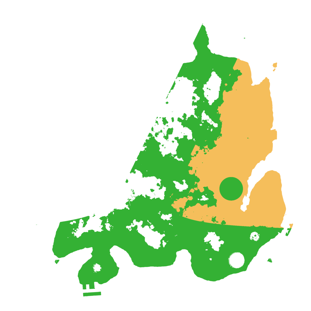 Biome Rust Map: Procedural Map, Size: 3500, Seed: 194860631