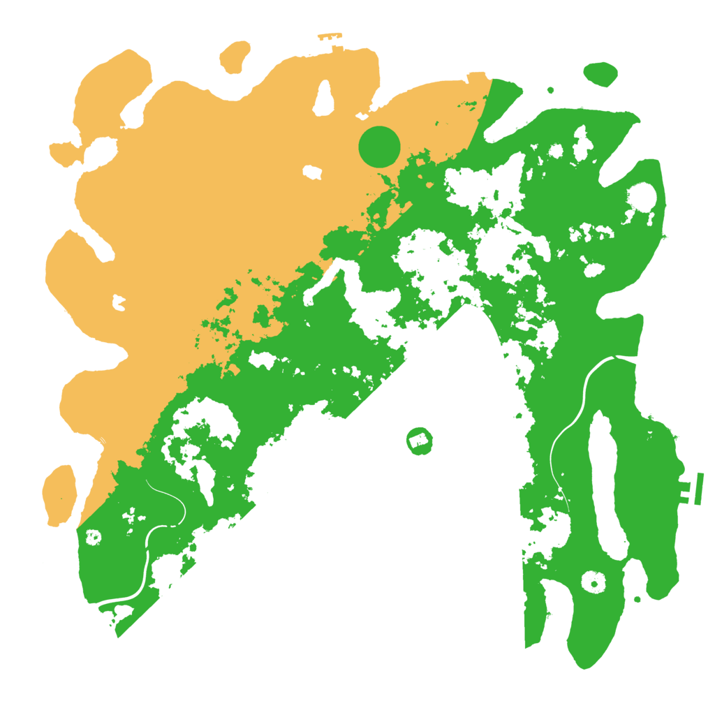 Biome Rust Map: Procedural Map, Size: 4500, Seed: 671460809