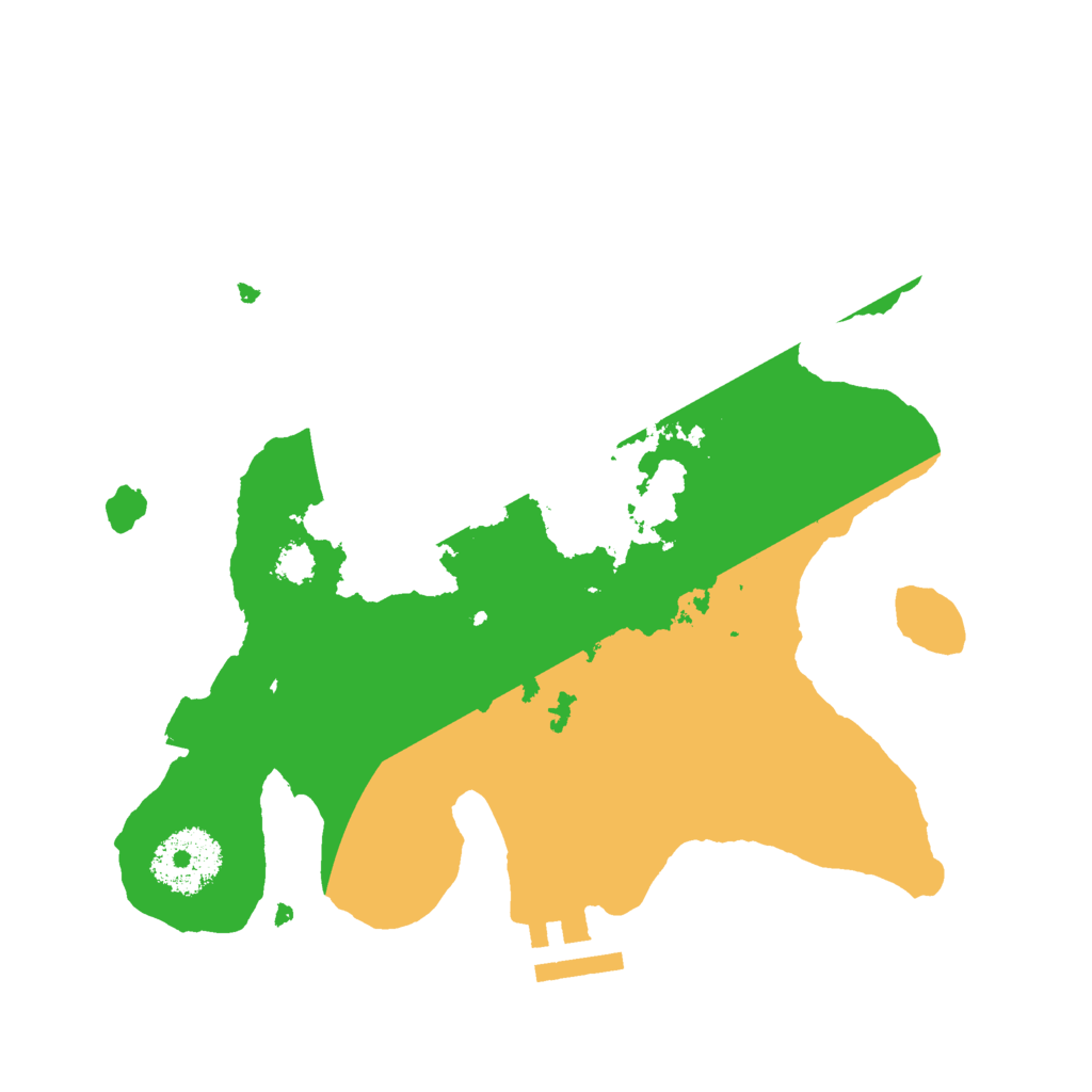 Biome Rust Map: Procedural Map, Size: 2500, Seed: 1935608689