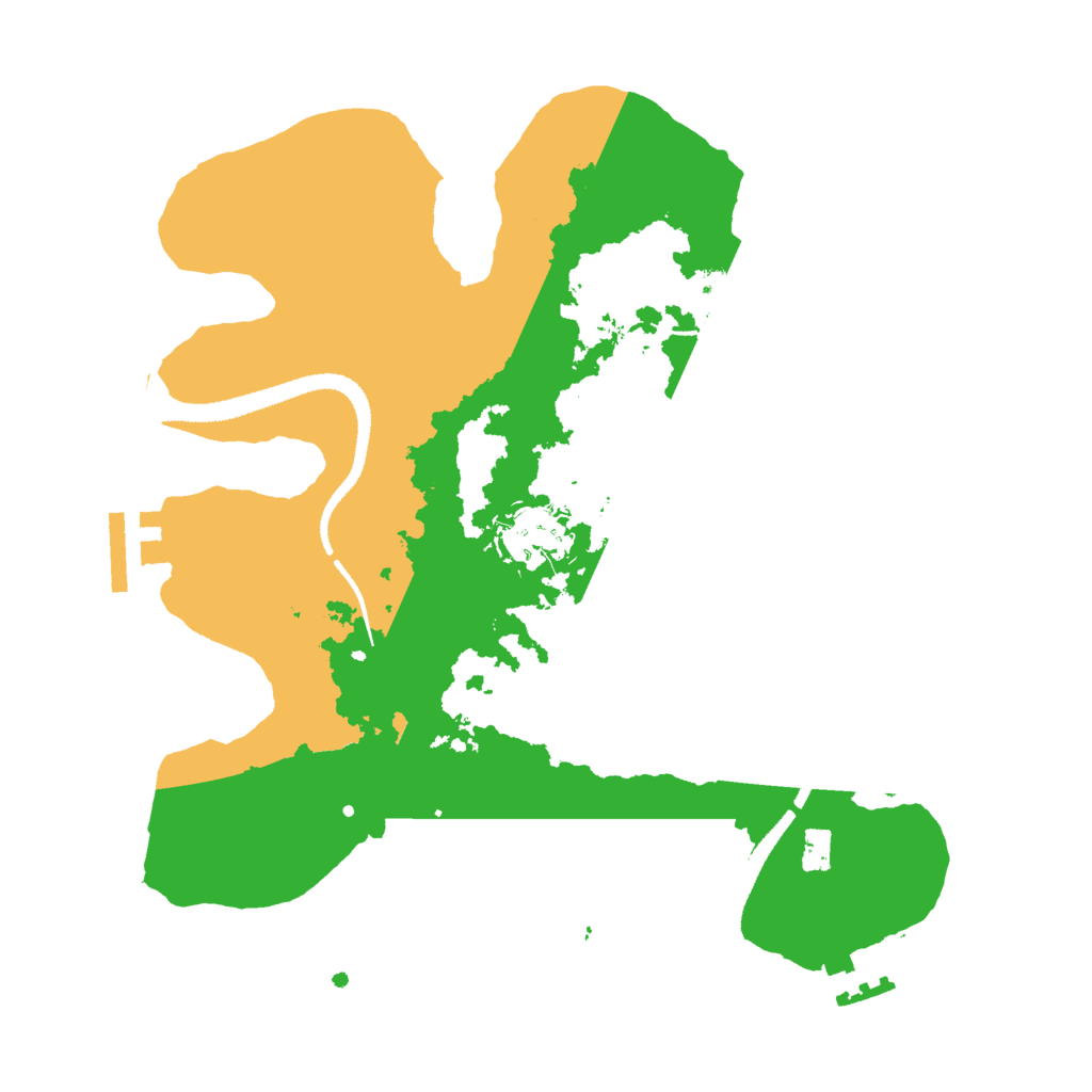 Biome Rust Map: Procedural Map, Size: 2777, Seed: 9876513