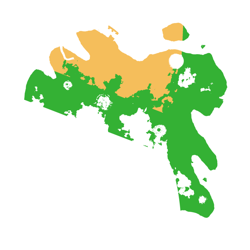 Biome Rust Map: Procedural Map, Size: 3000, Seed: 658070520