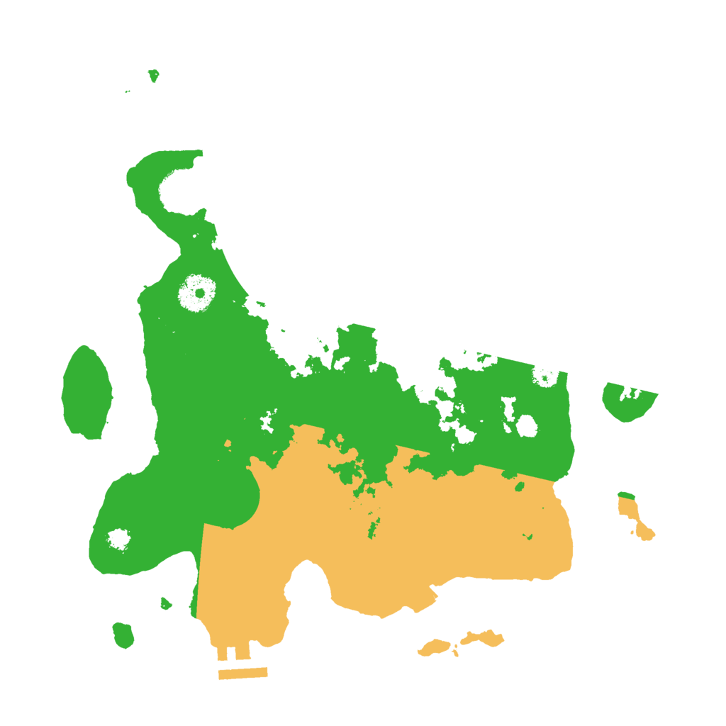 Biome Rust Map: Procedural Map, Size: 3000, Seed: 113170062