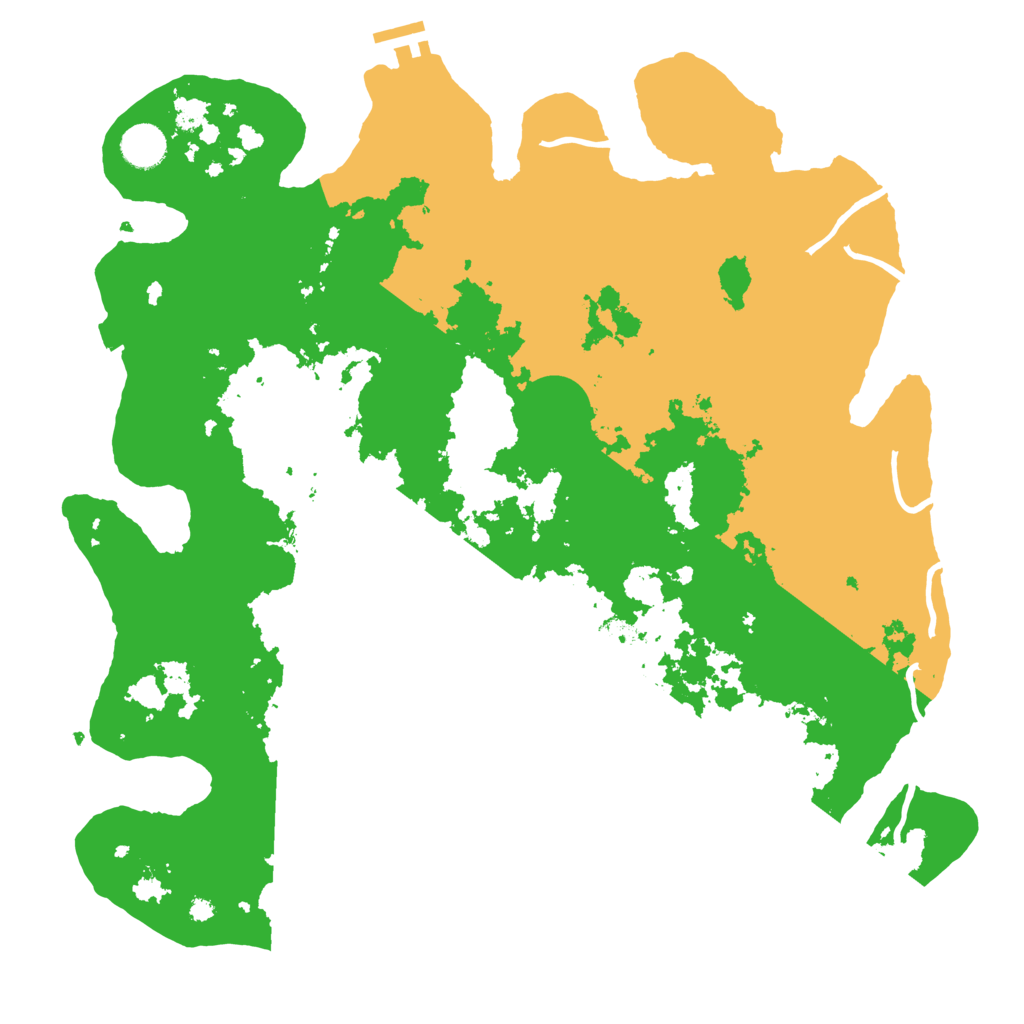 Biome Rust Map: Procedural Map, Size: 4000, Seed: 31689