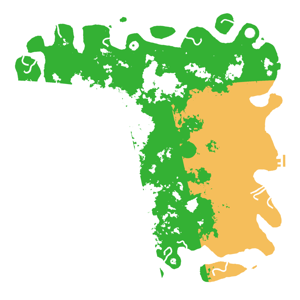 Biome Rust Map: Procedural Map, Size: 5100, Seed: 779699744