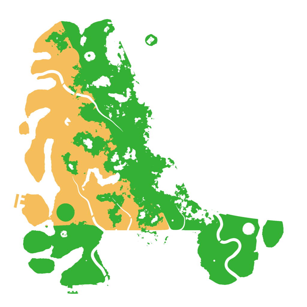 Biome Rust Map: Procedural Map, Size: 4500, Seed: 1869535028