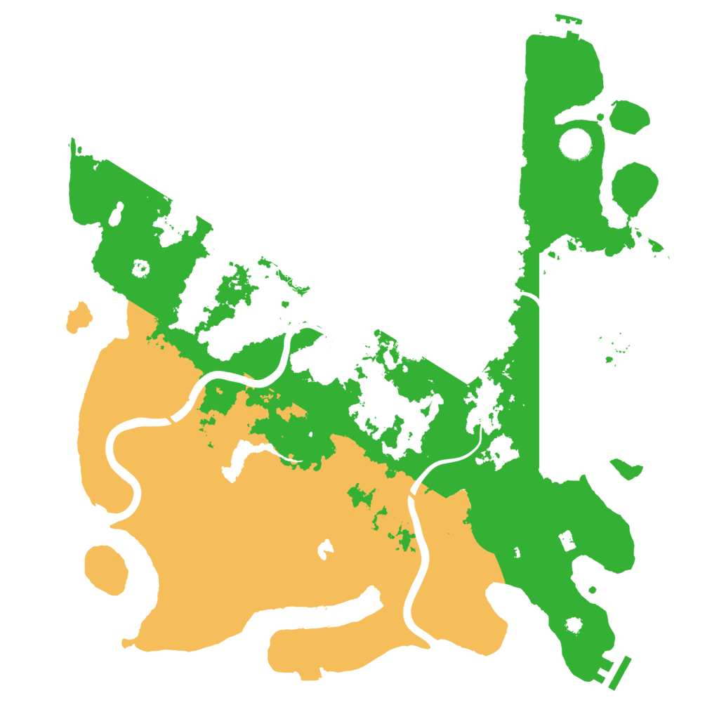Biome Rust Map: Procedural Map, Size: 4000, Seed: 169373835