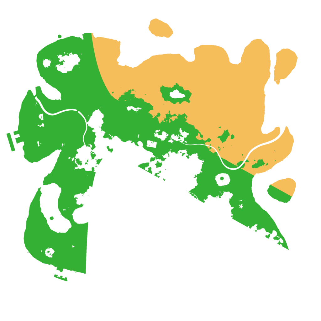 Biome Rust Map: Procedural Map, Size: 3500, Seed: 856865