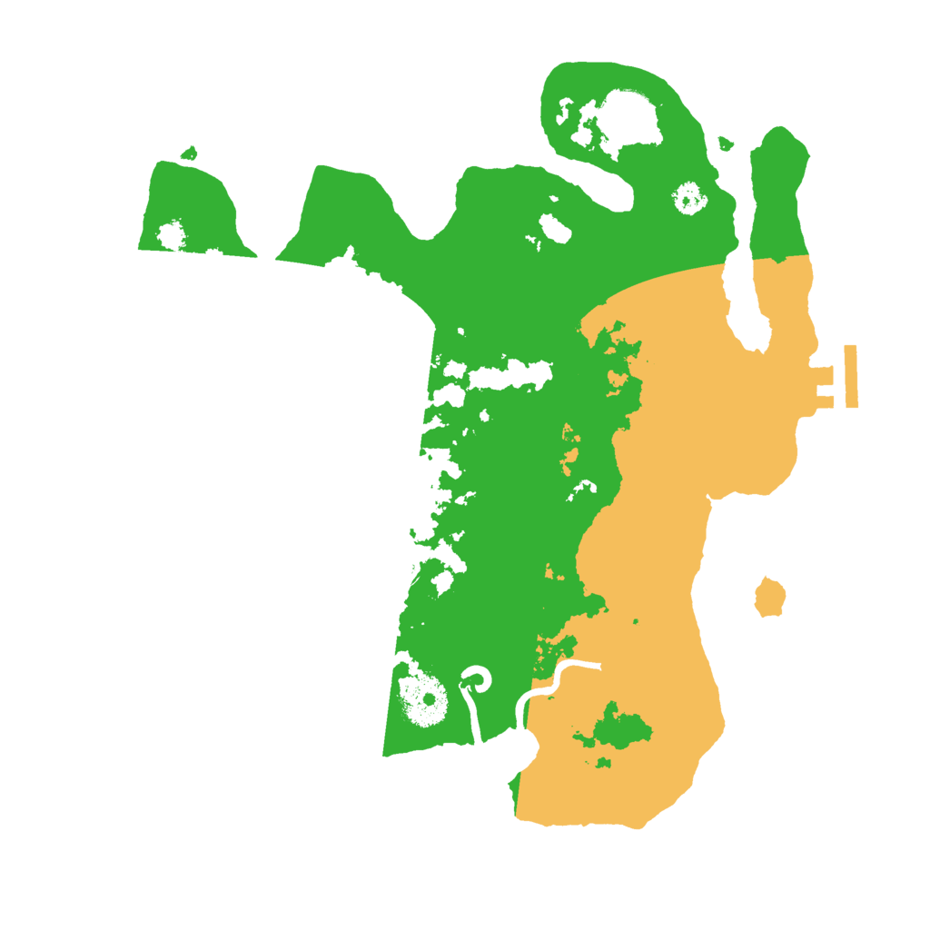 Biome Rust Map: Procedural Map, Size: 3000, Seed: 29314