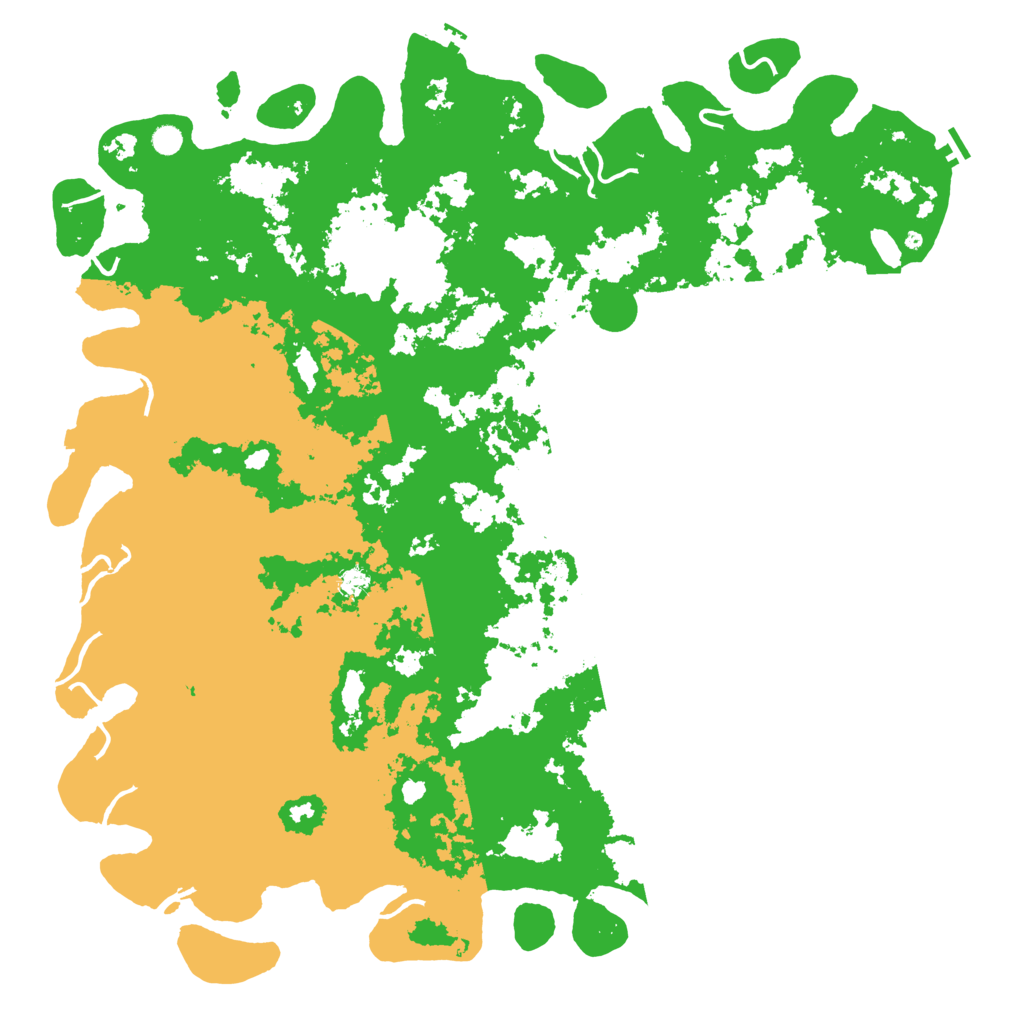 Biome Rust Map: Procedural Map, Size: 6000, Seed: 1462939625