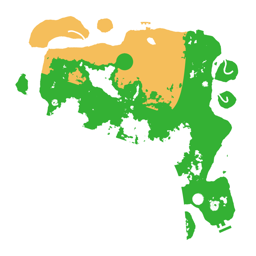 Biome Rust Map: Procedural Map, Size: 4000, Seed: 1491347152