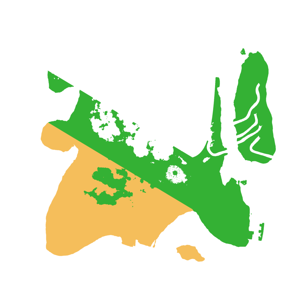 Biome Rust Map: Procedural Map, Size: 2500, Seed: 255549356