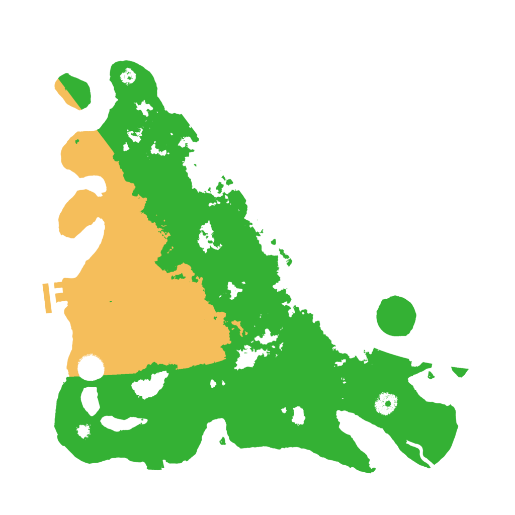 Biome Rust Map: Procedural Map, Size: 3500, Seed: 805978859