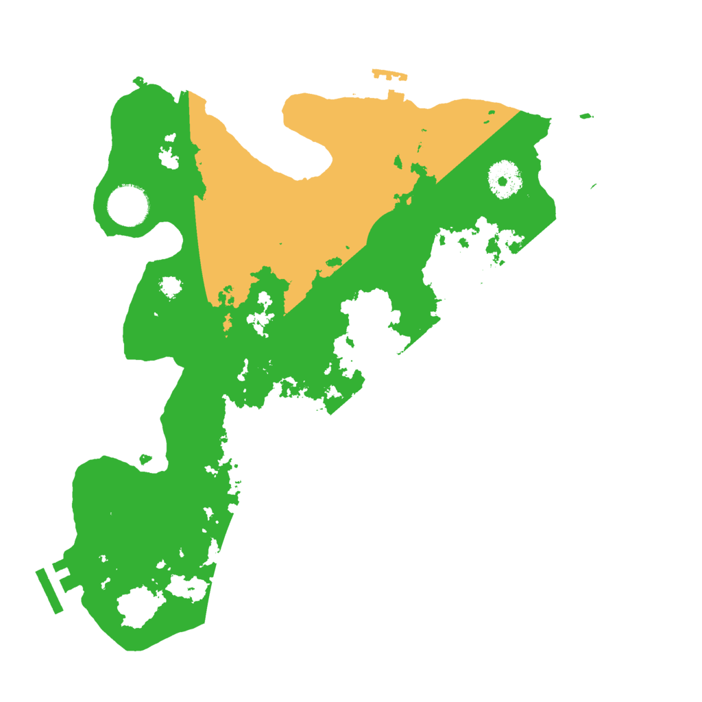 Biome Rust Map: Procedural Map, Size: 3000, Seed: 294621907